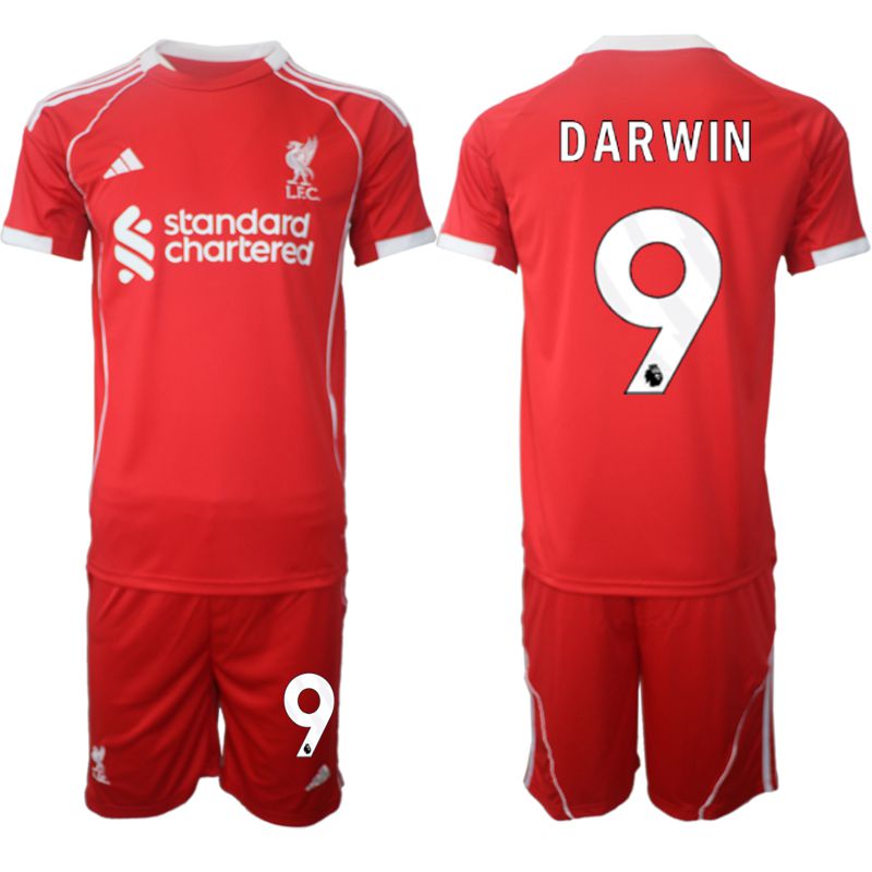 Men 2025-2026 Season Club Liverpool home red #9 Soccer Jersey->liverpool jersey->Soccer Club Jersey